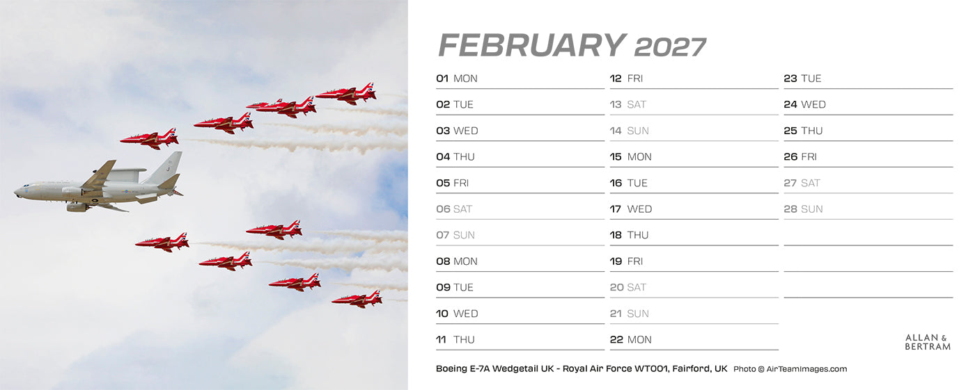 Flightpath Desk Calendar