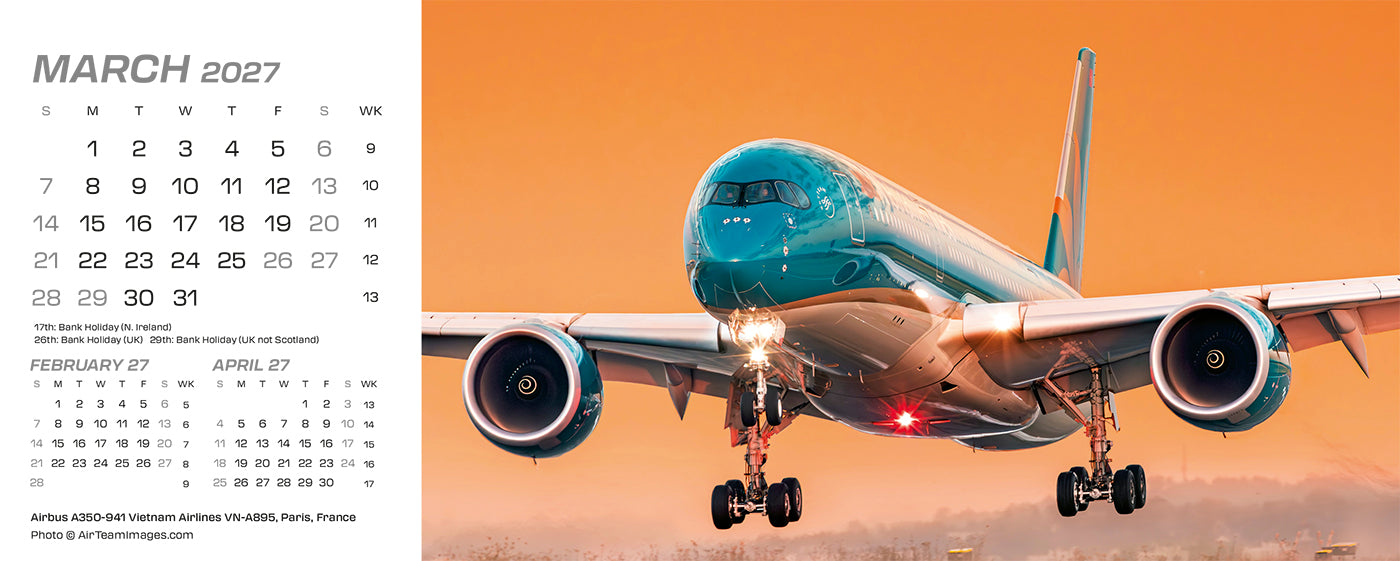 Flightpath Desk Calendar