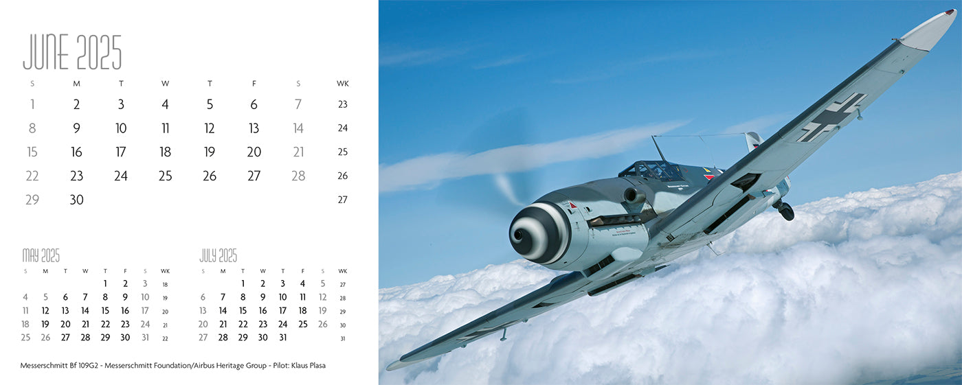 Flying Legends Desk Calendar