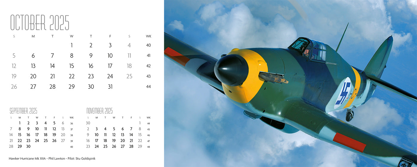 Flying Legends Desk Calendar