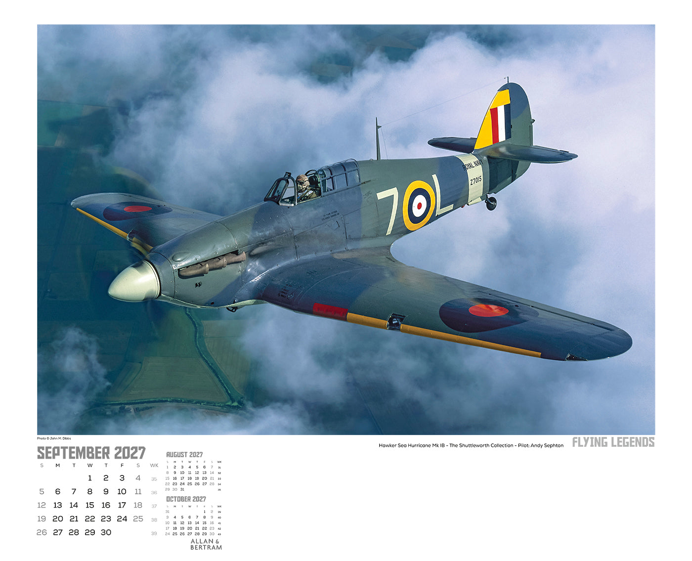 Flying Legends Wall Calendar