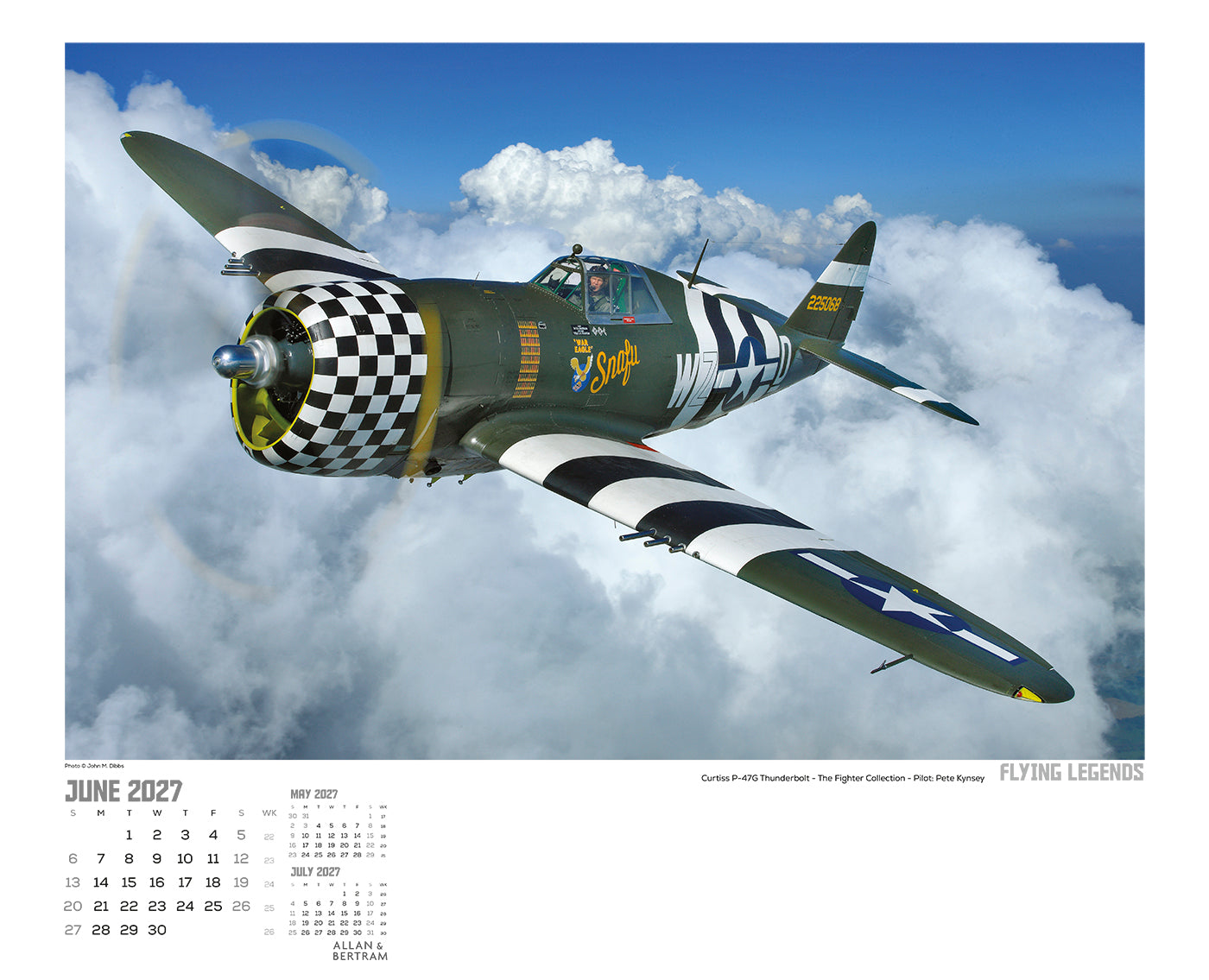 Flying Legends Wall Calendar