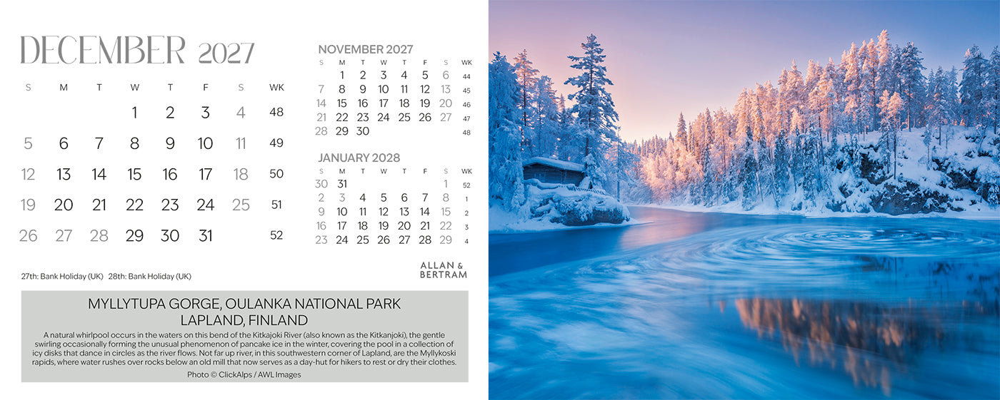 The Grand Tour Desk Calendar
