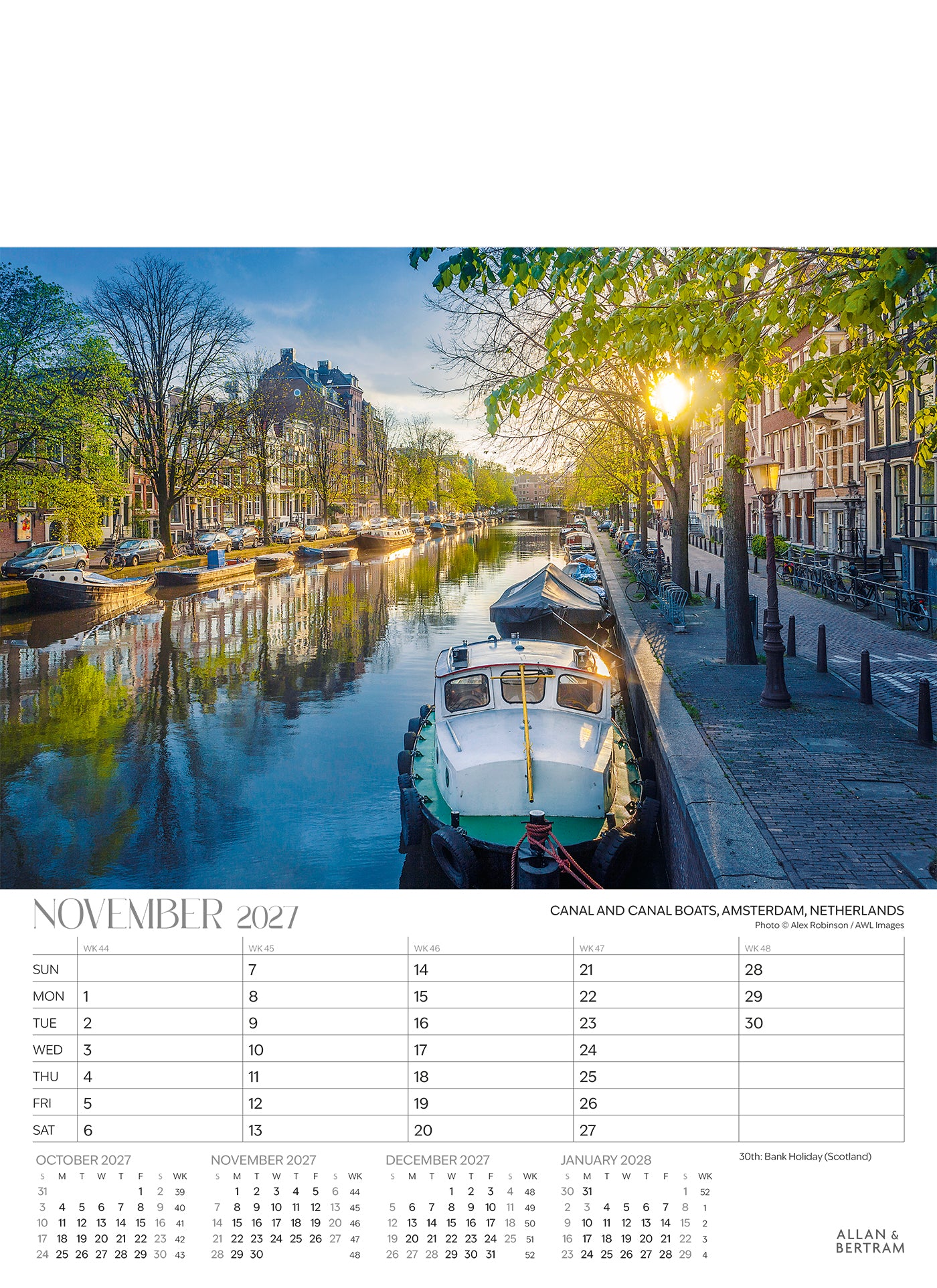 The Grand Tour Junior Wall Calendar