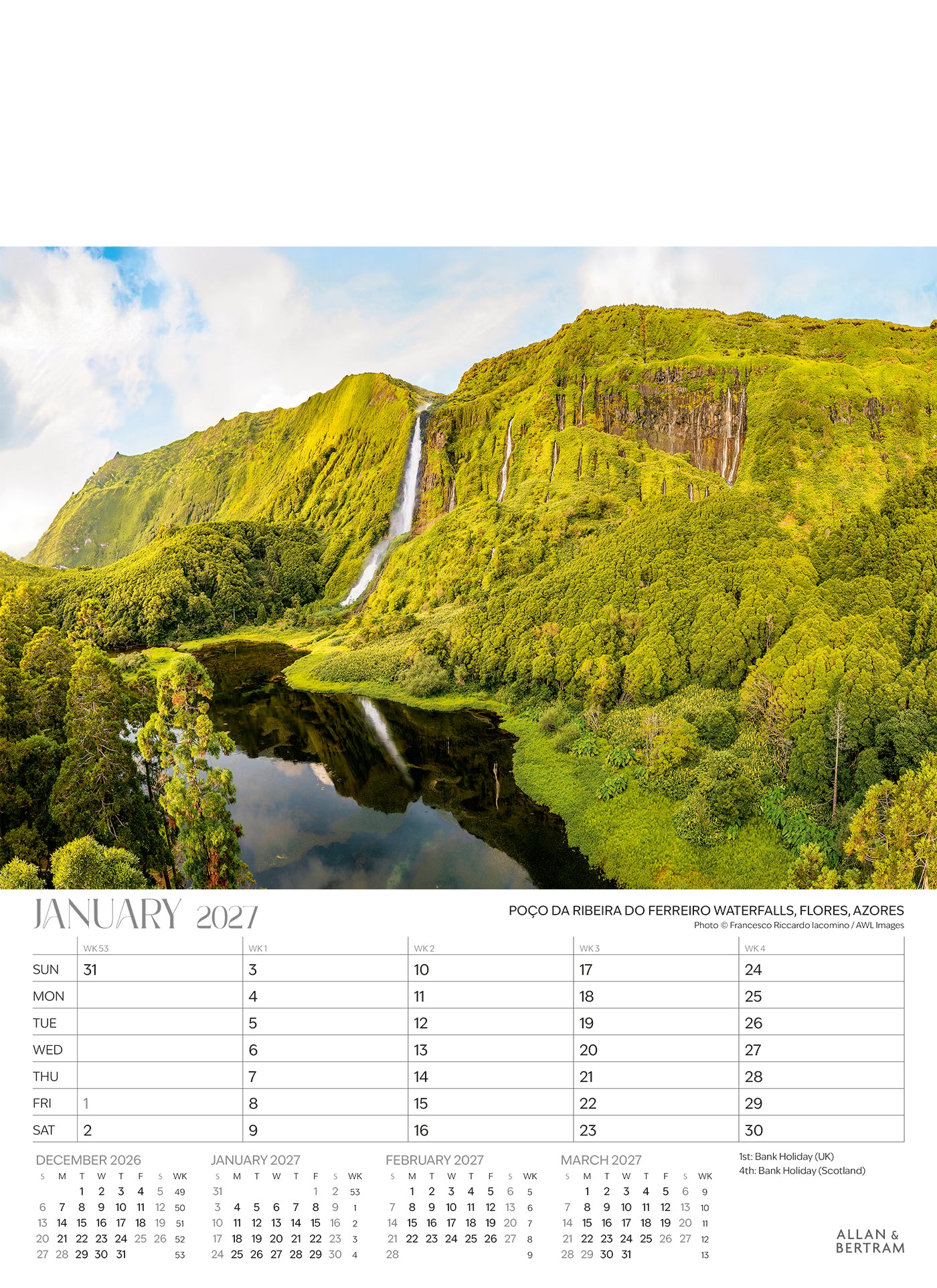 The Grand Tour Junior Wall Calendar