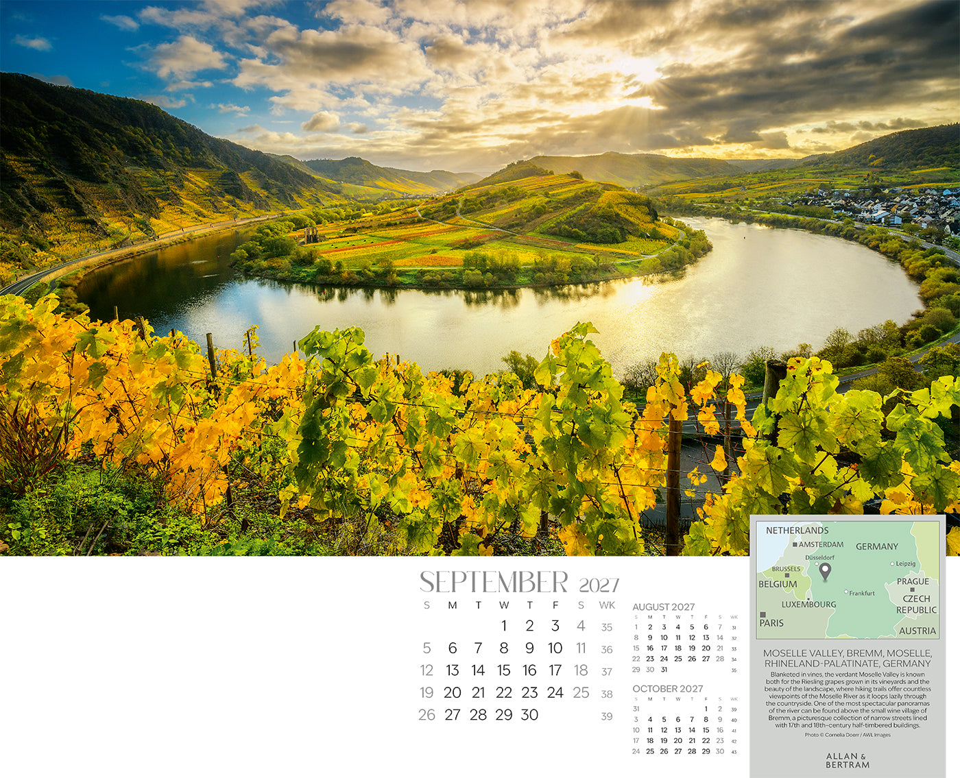 The Grand Tour Wall Calendar