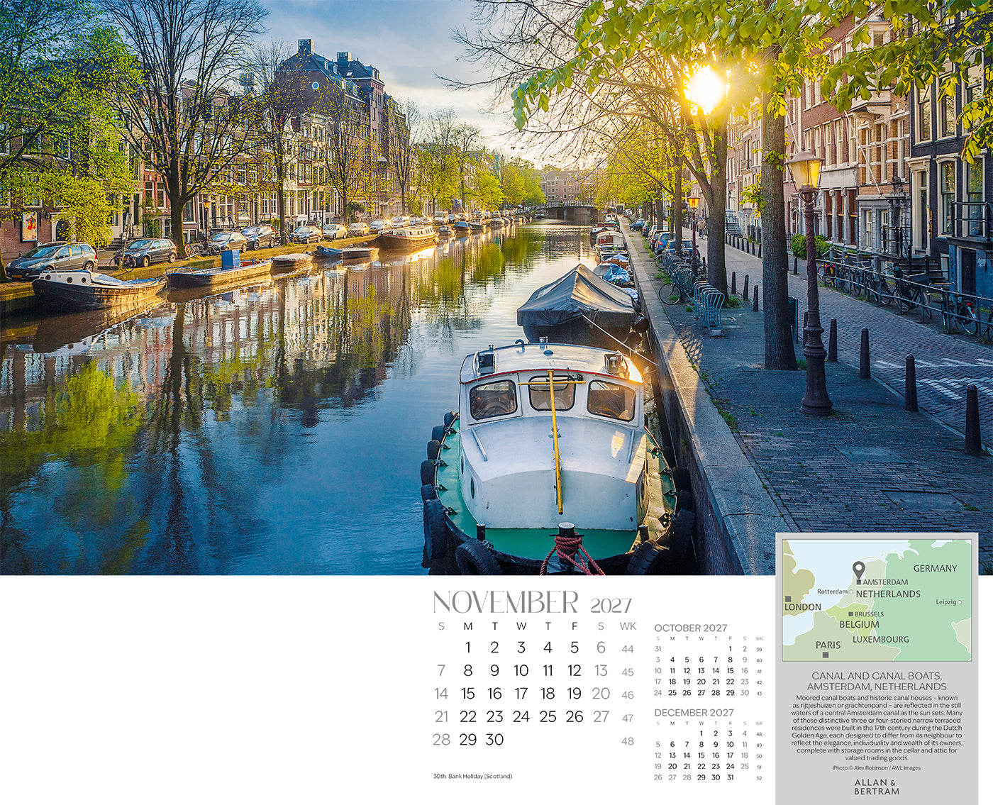 The Grand Tour Wall Calendar