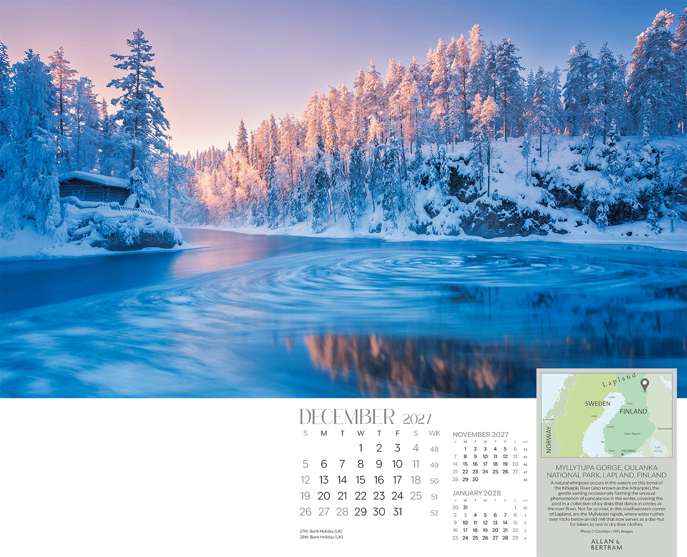 The Grand Tour Wall Calendar