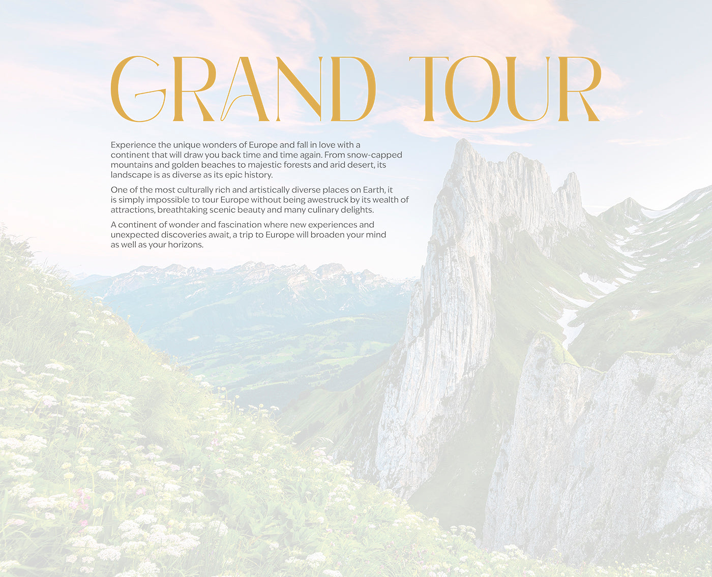 The Grand Tour Wall Calendar