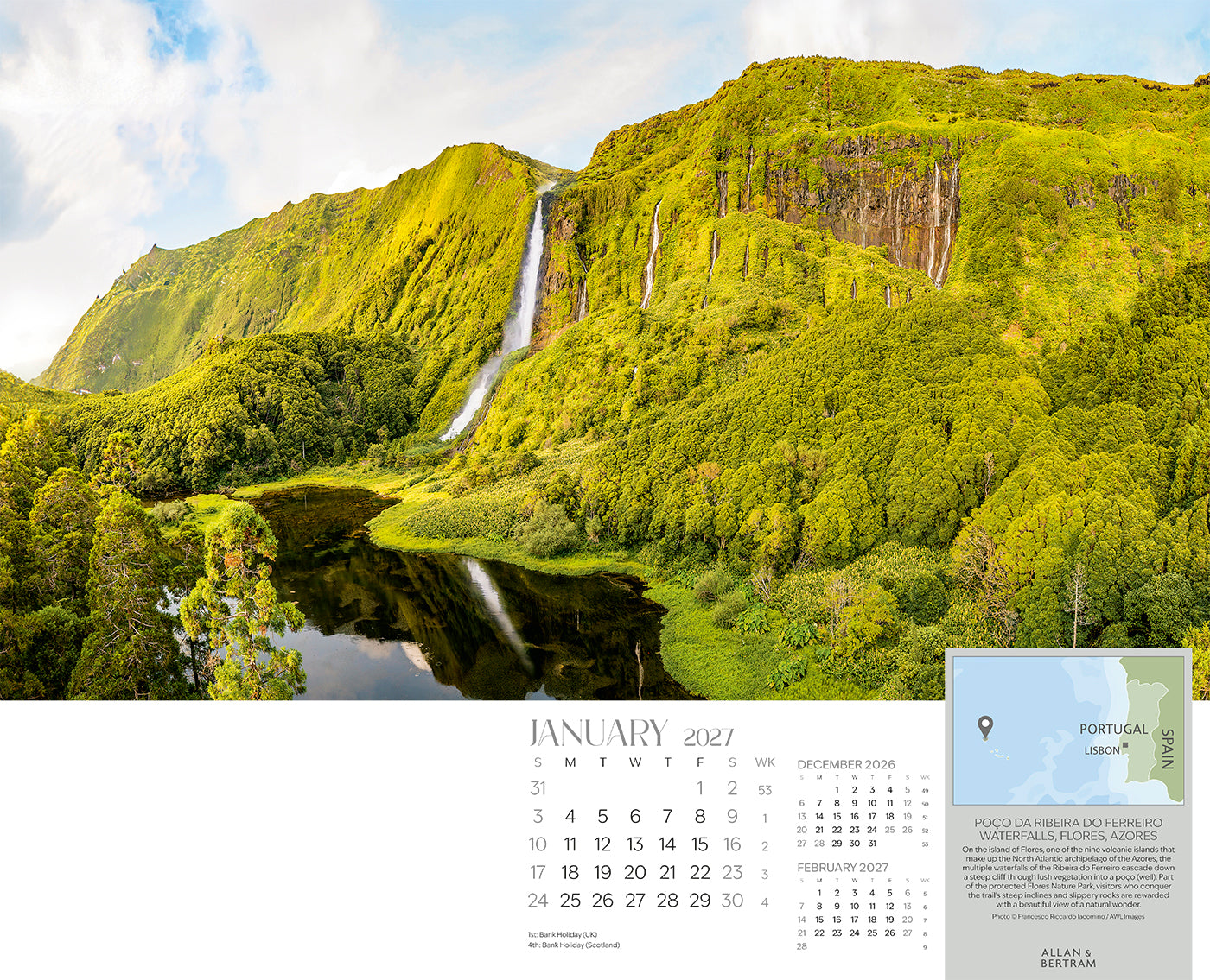 The Grand Tour Wall Calendar