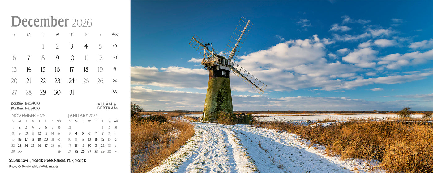 Great Britain Desk Calendar