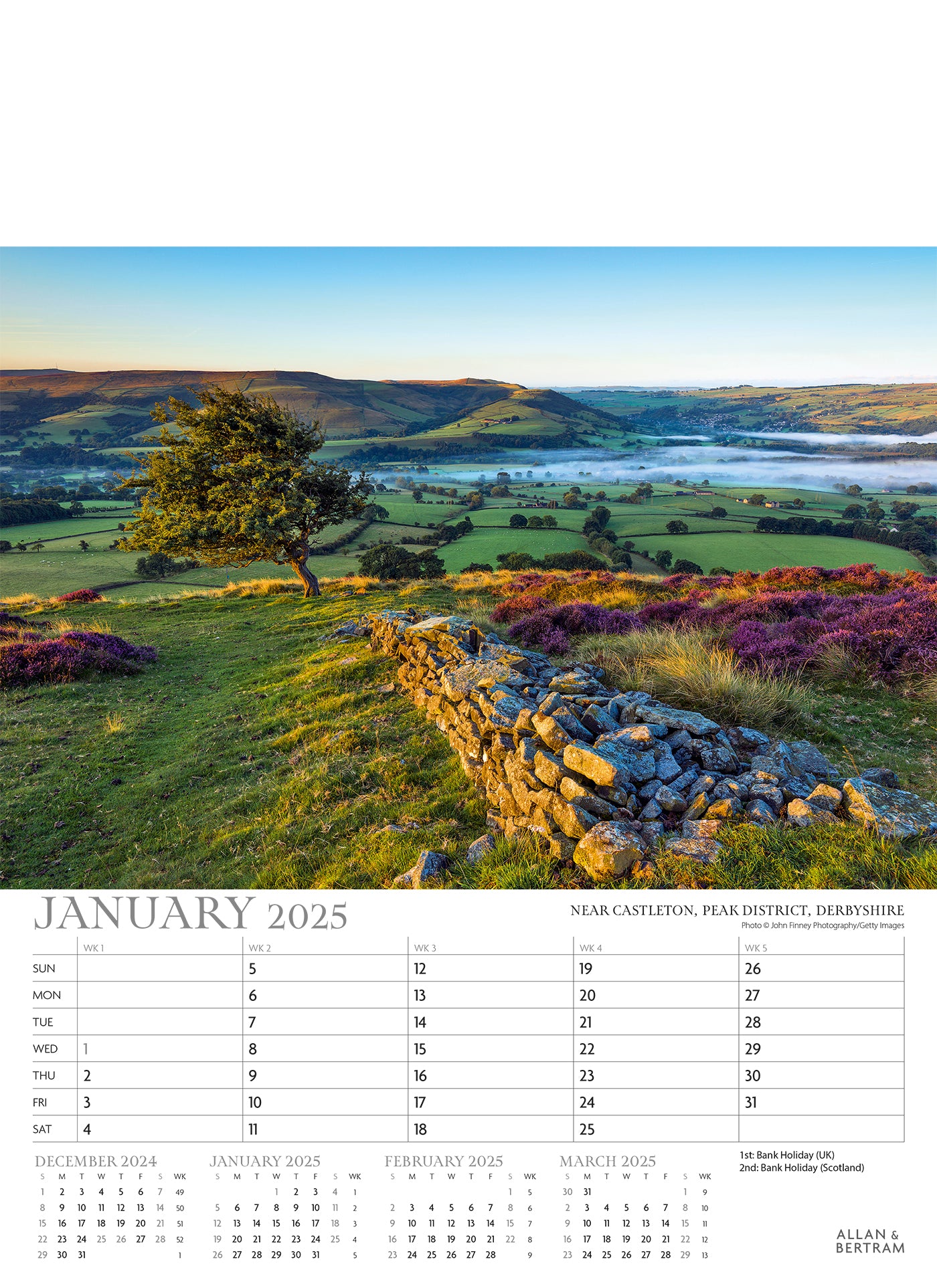 Great Britain Junior Wall Calendar