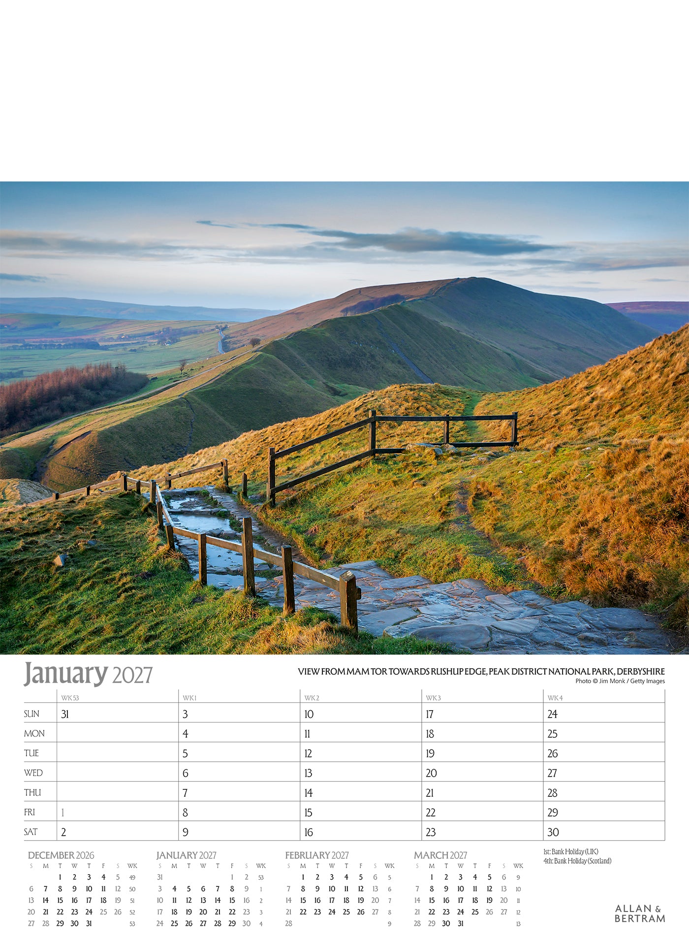 Great Britain Junior Wall Calendar