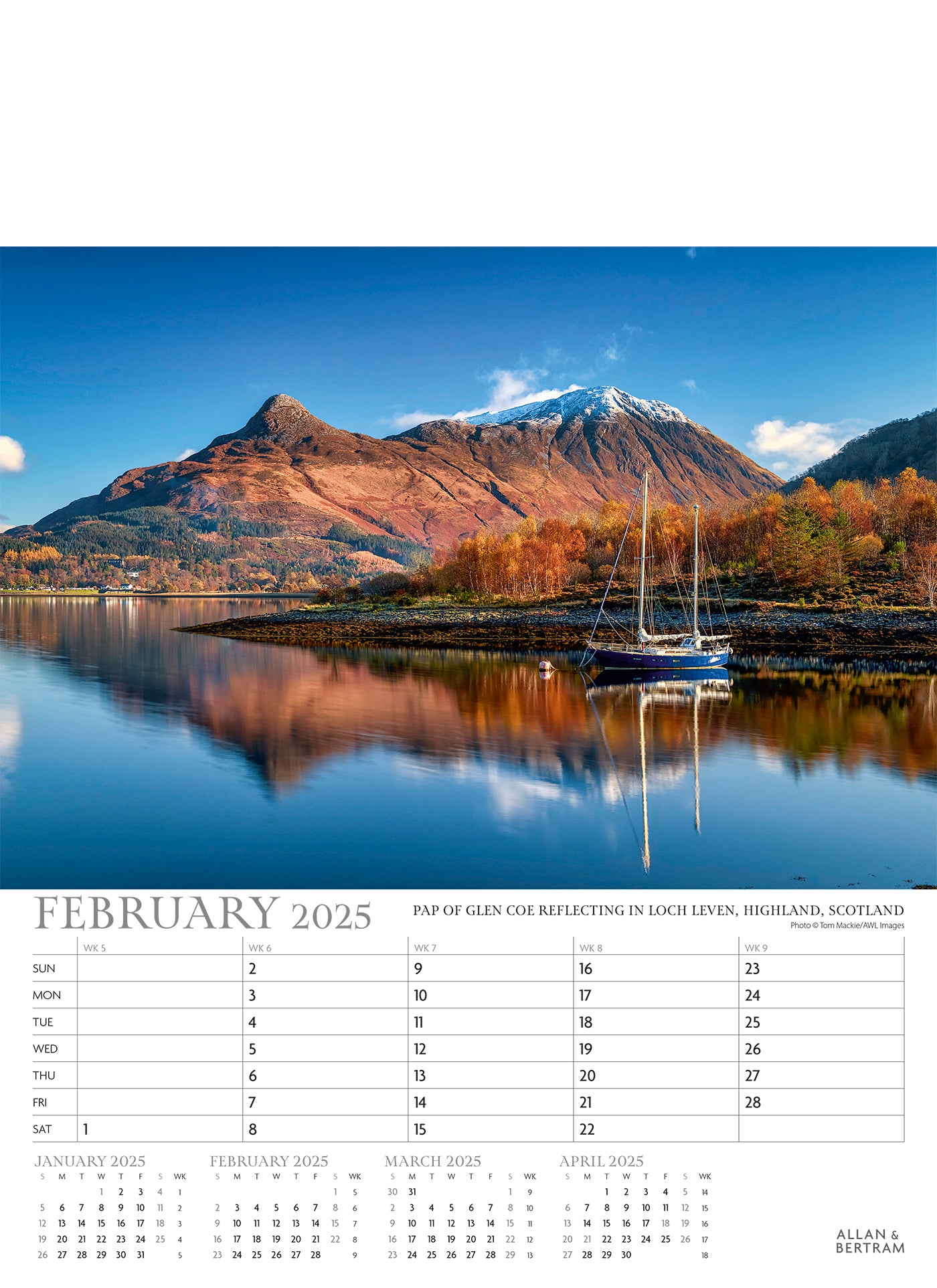 Great Britain Junior Wall Calendar