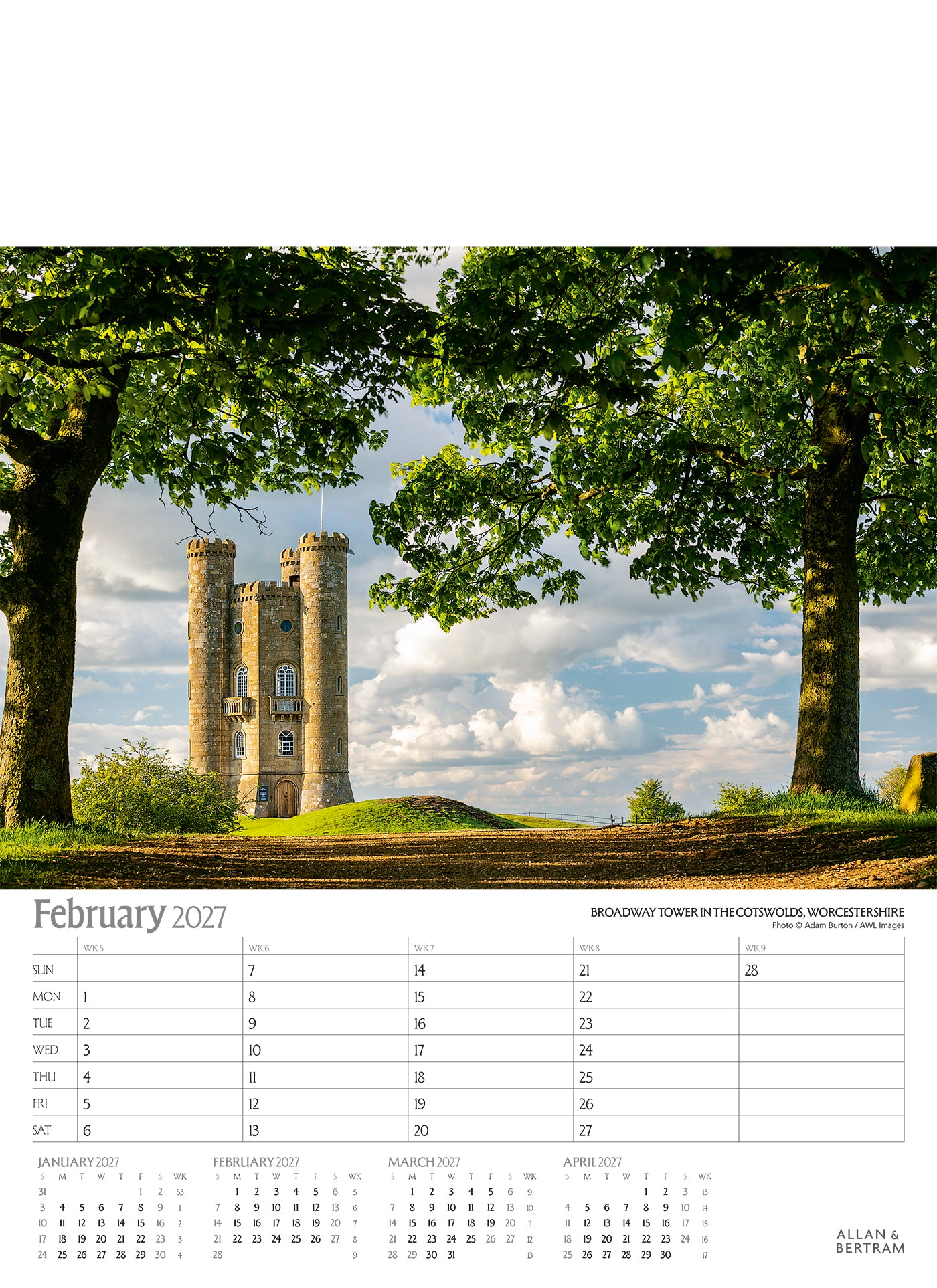 Great Britain Junior Wall Calendar