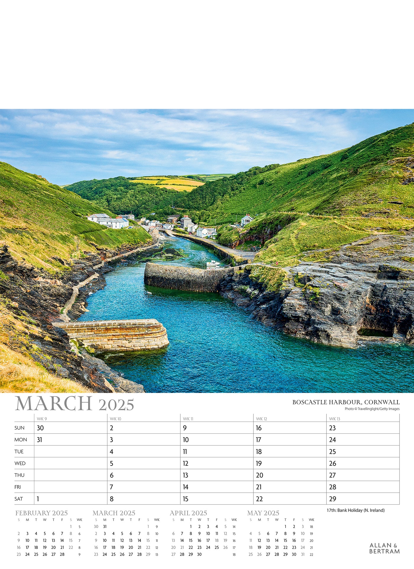 Great Britain Junior Wall Calendar