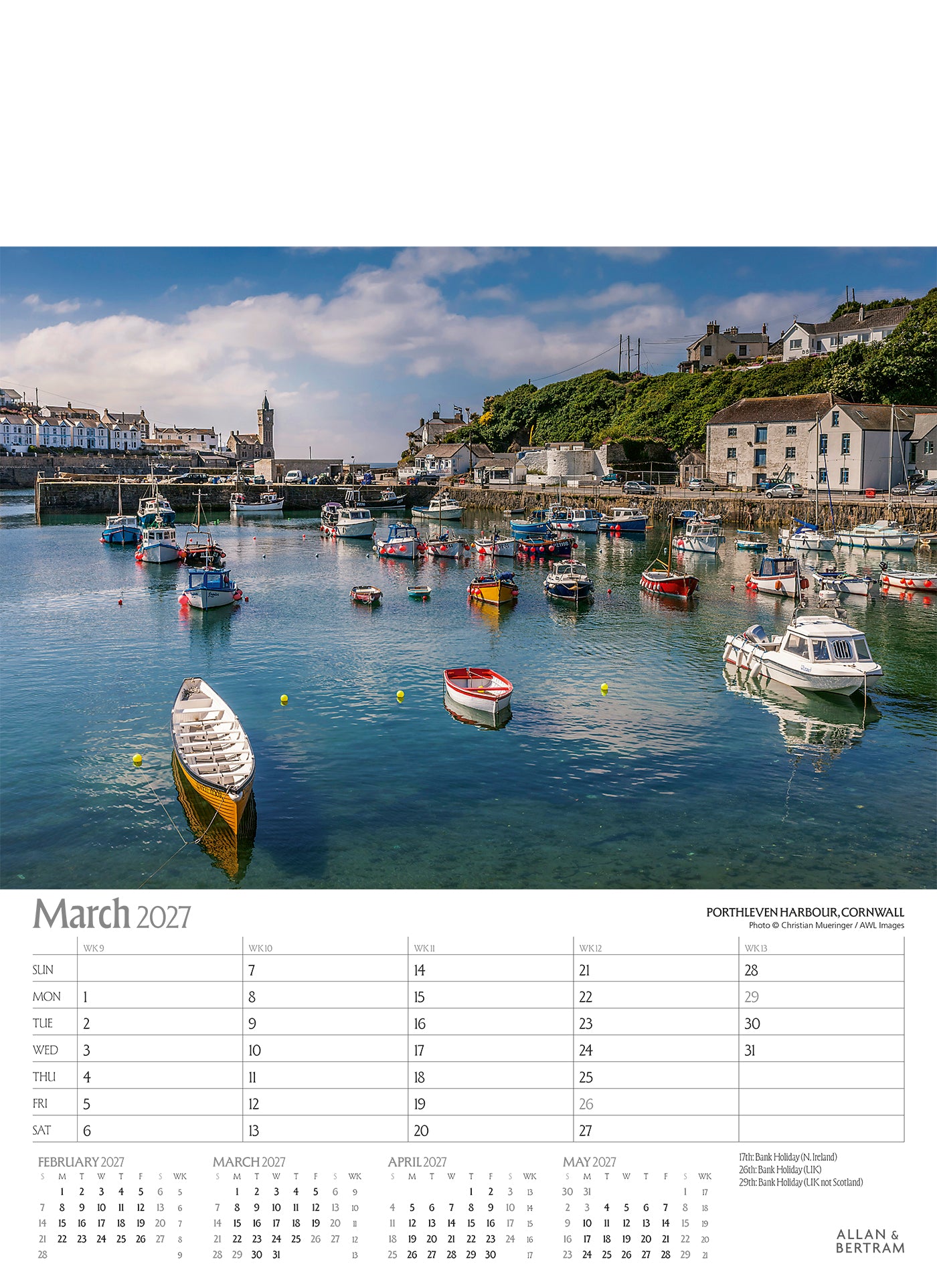 Great Britain Junior Wall Calendar