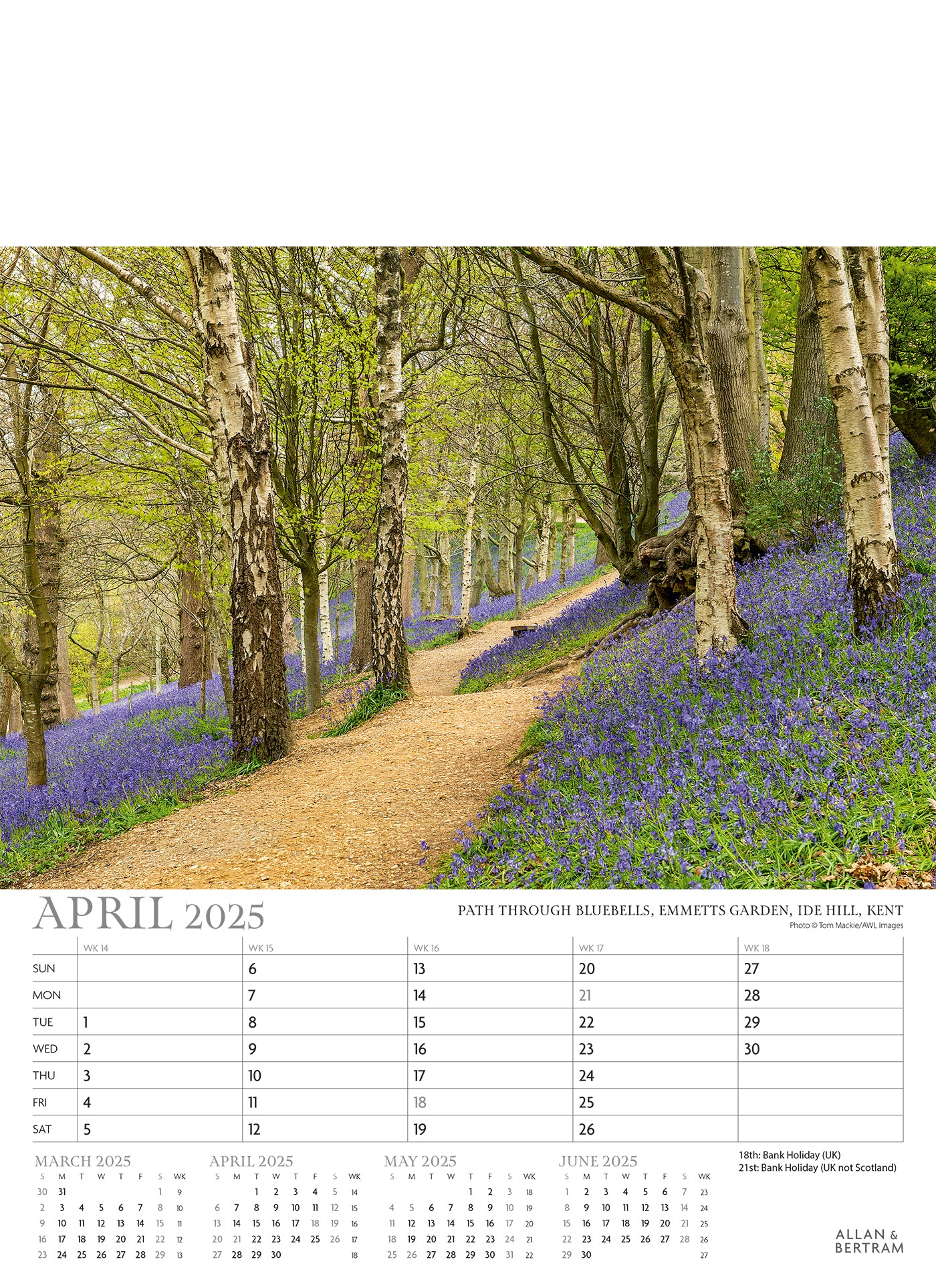 Great Britain Junior Wall Calendar