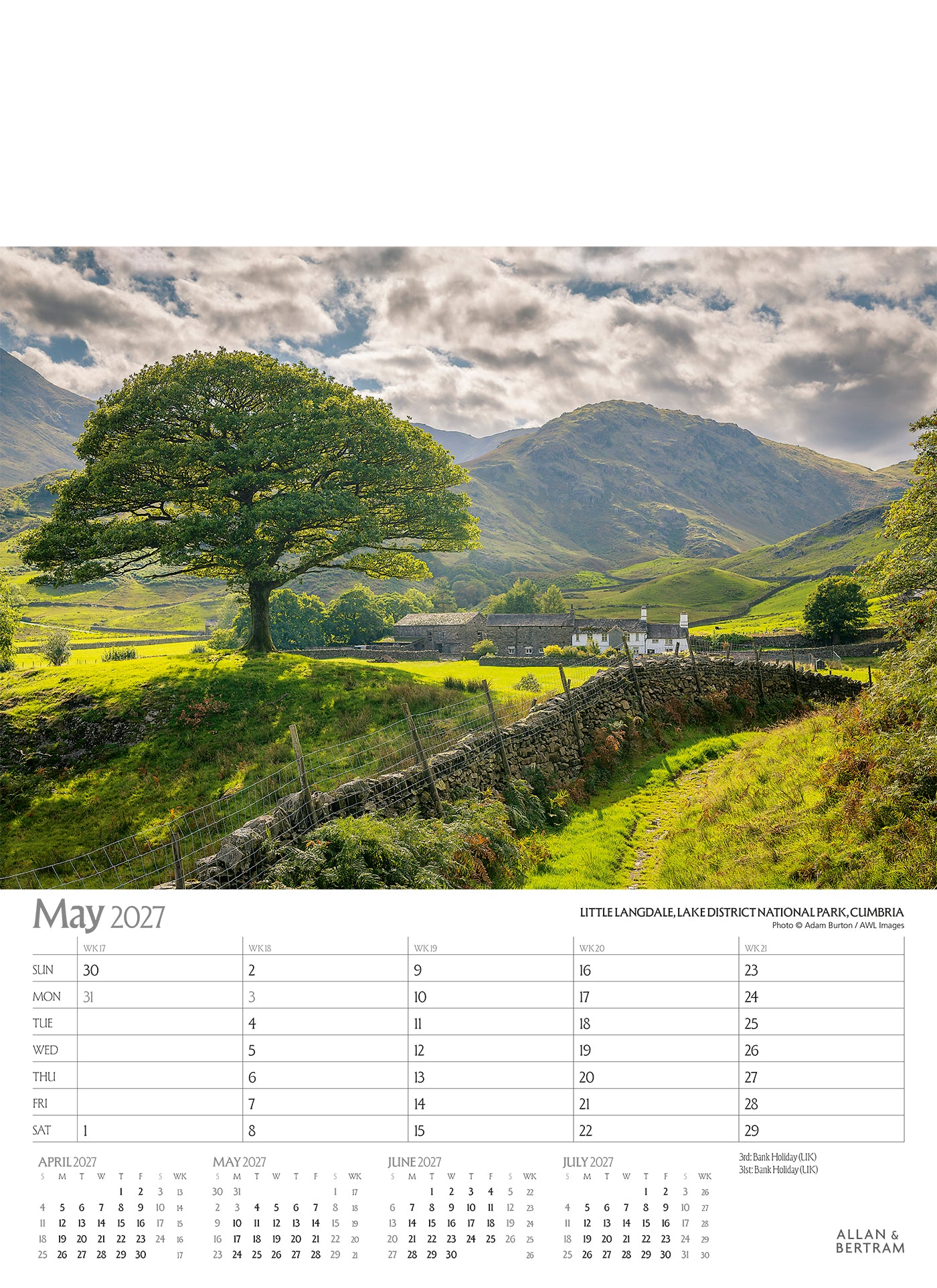 Great Britain Junior Wall Calendar