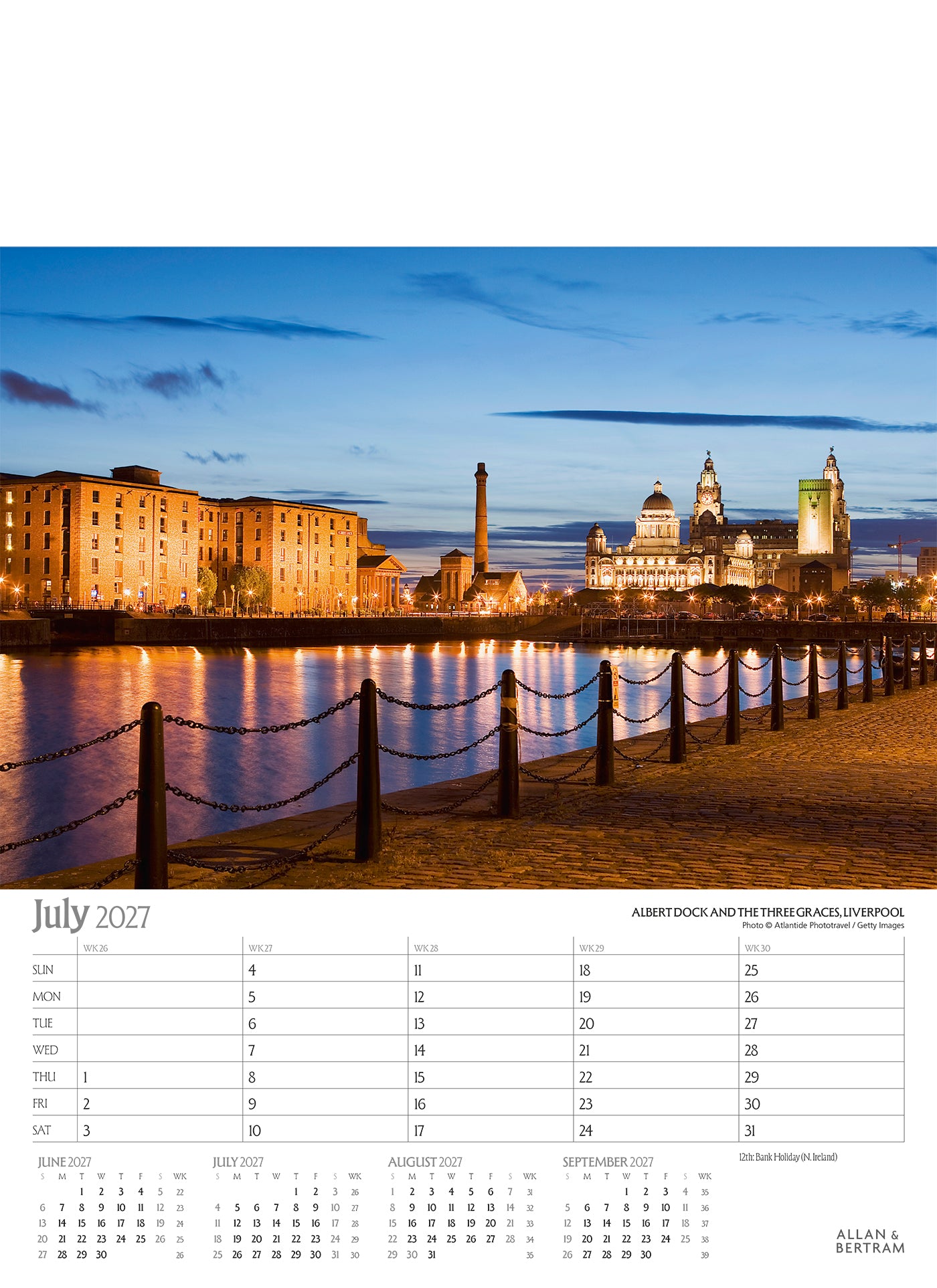 Great Britain Junior Wall Calendar