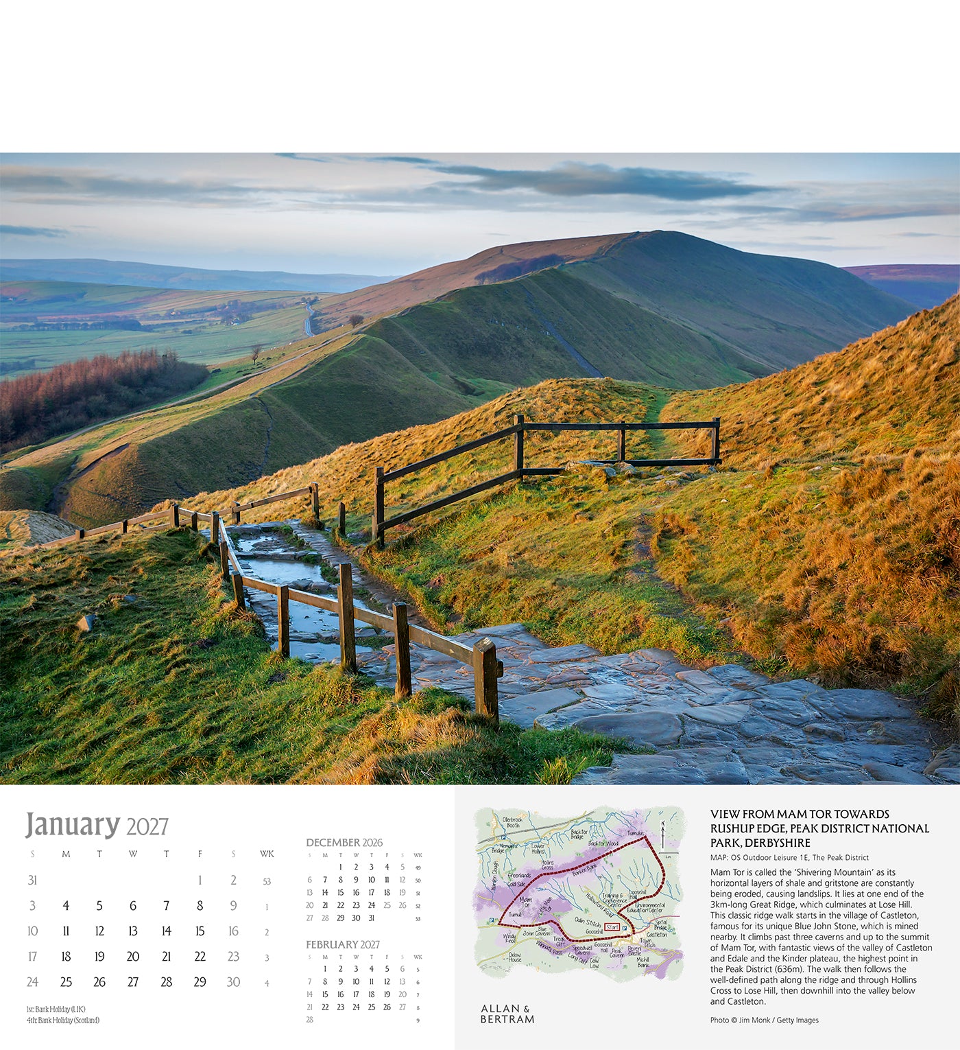 Great Britain Wall Calendar