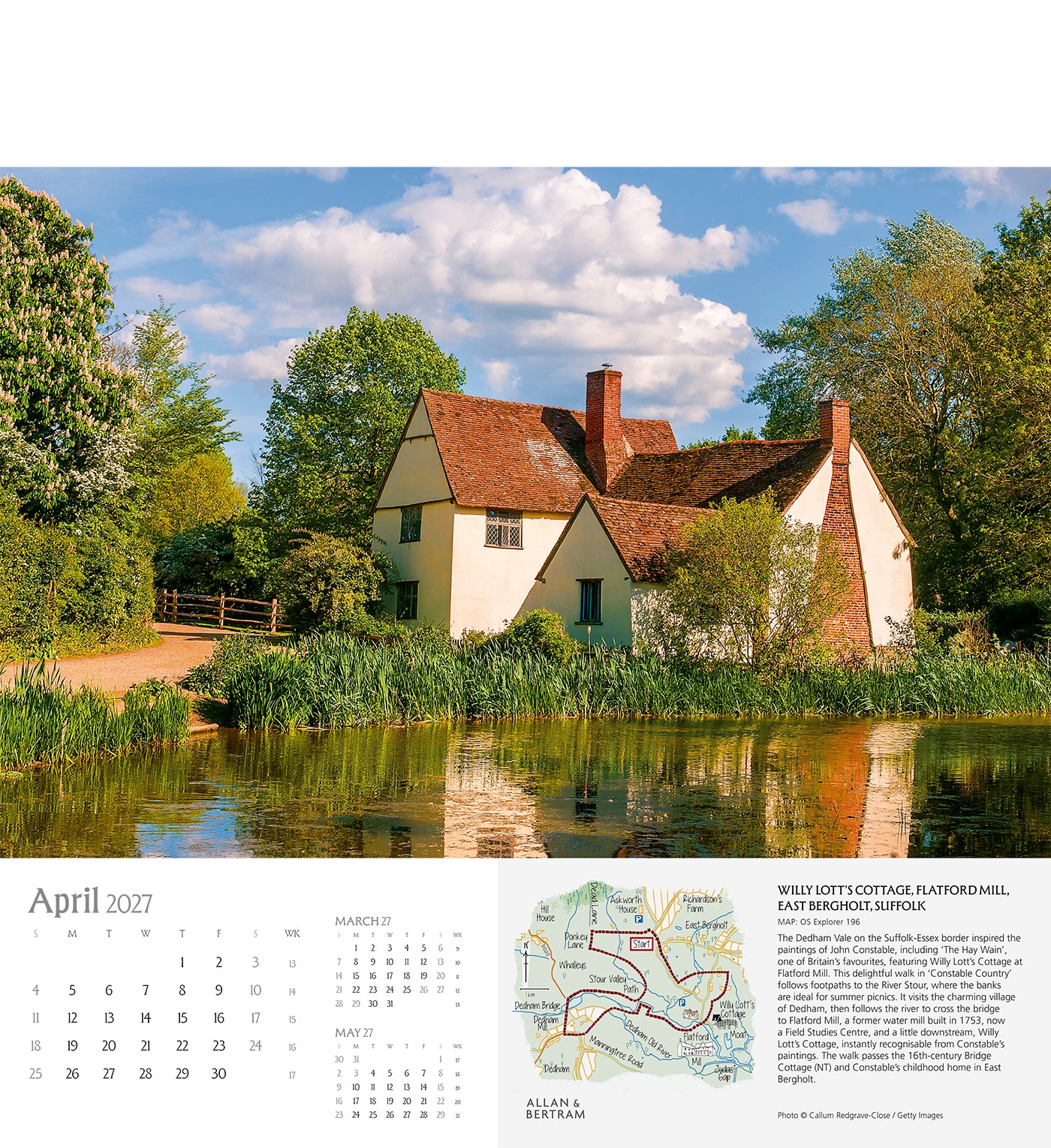 Great Britain Wall Calendar