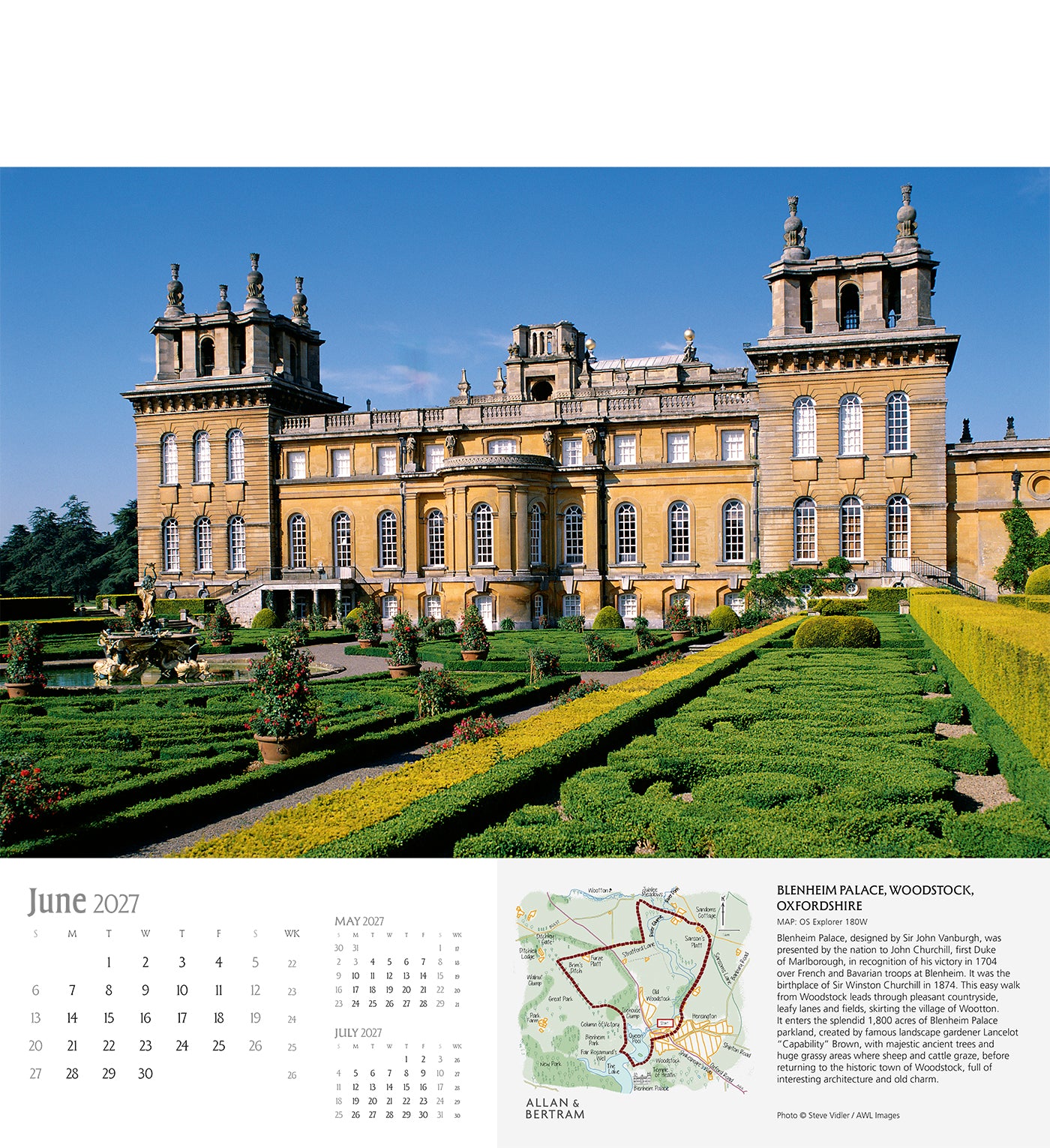Great Britain Wall Calendar