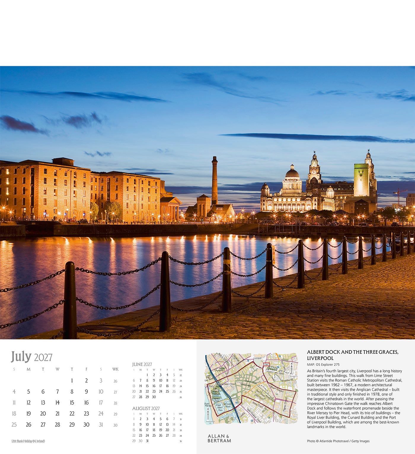 Great Britain Wall Calendar