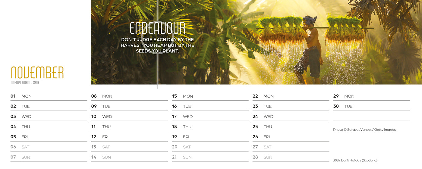 Inspired Thinking Desk Calendar
