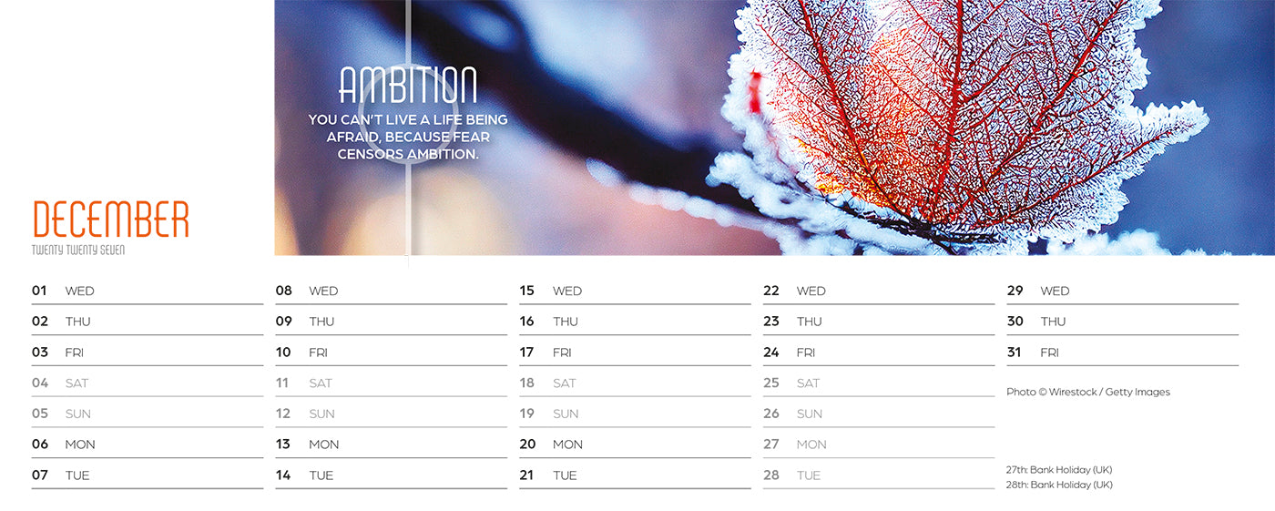Inspired Thinking Desk Calendar