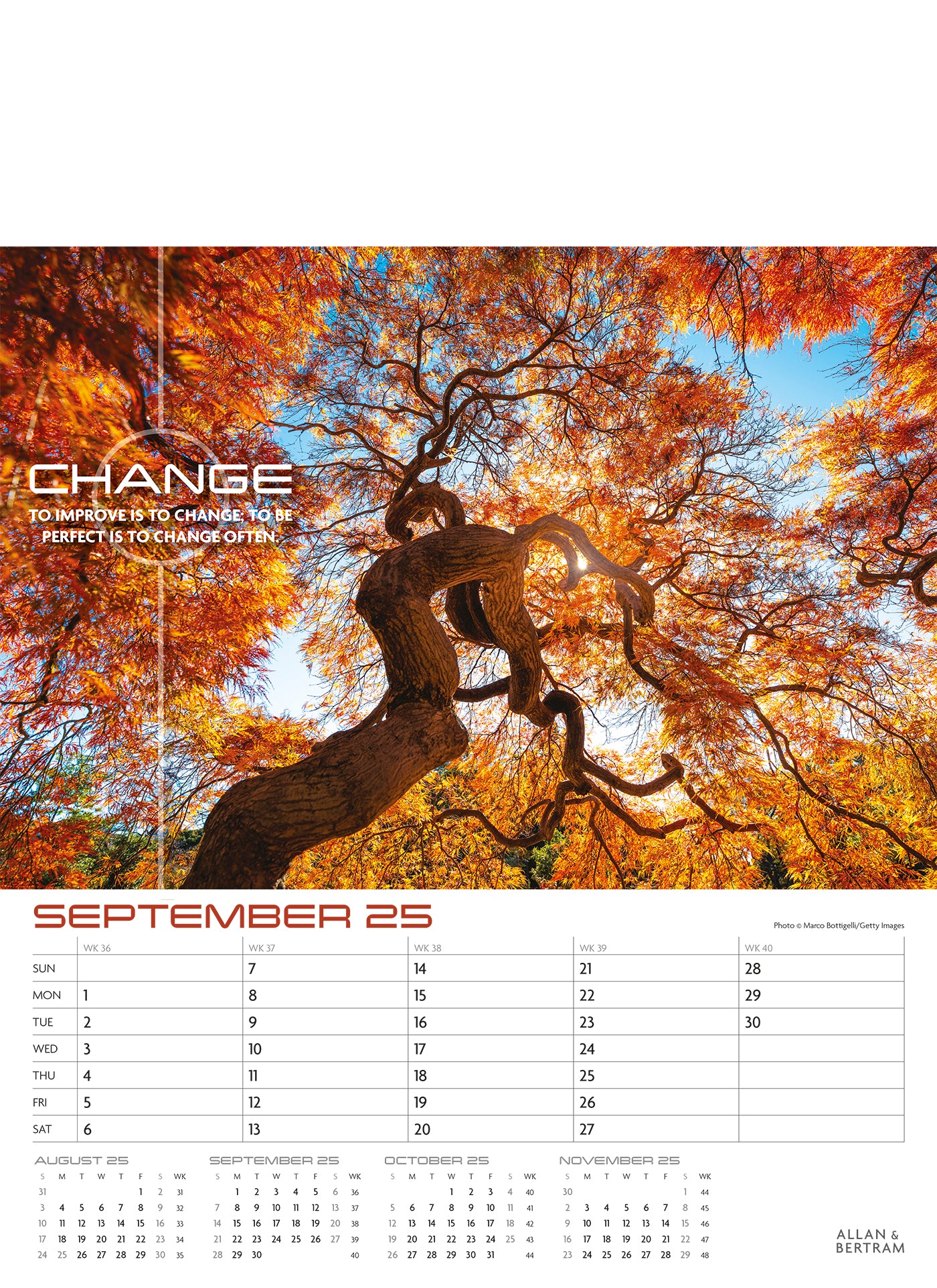 Inspired Thinking Junior Wall Calendar