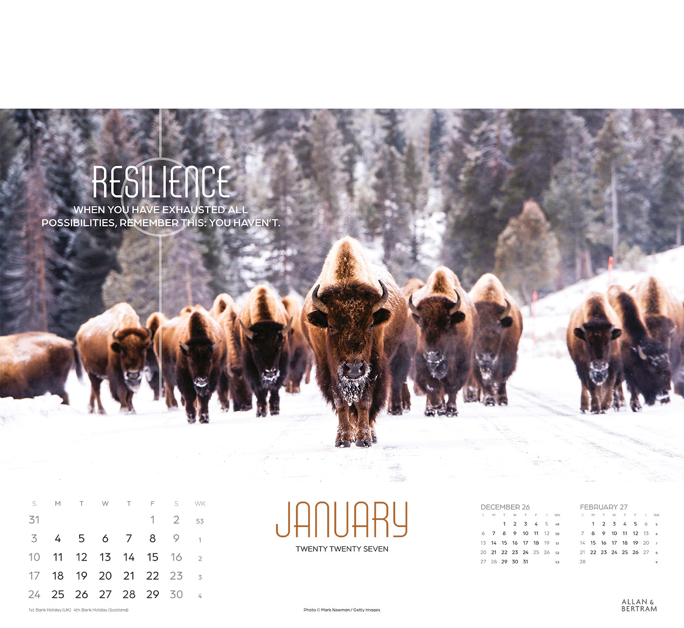 Inspired Thinking Wall Calendar