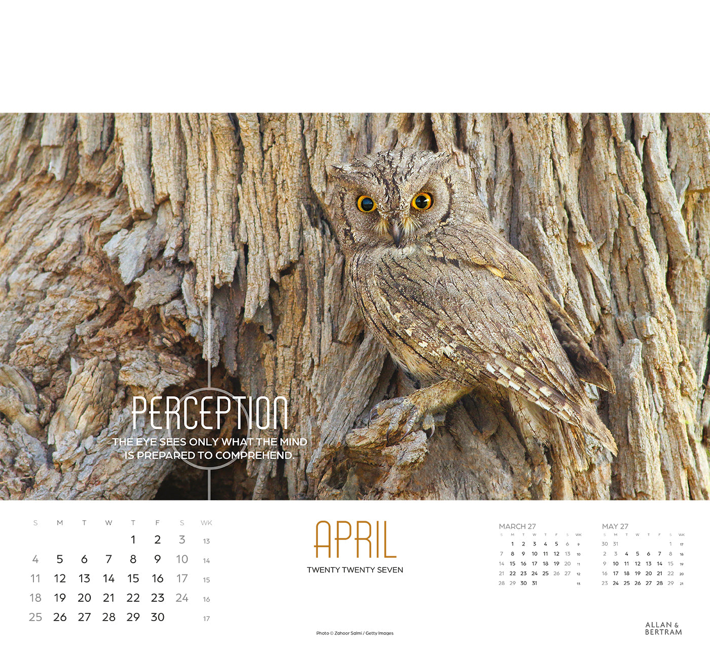 Inspired Thinking Wall Calendar