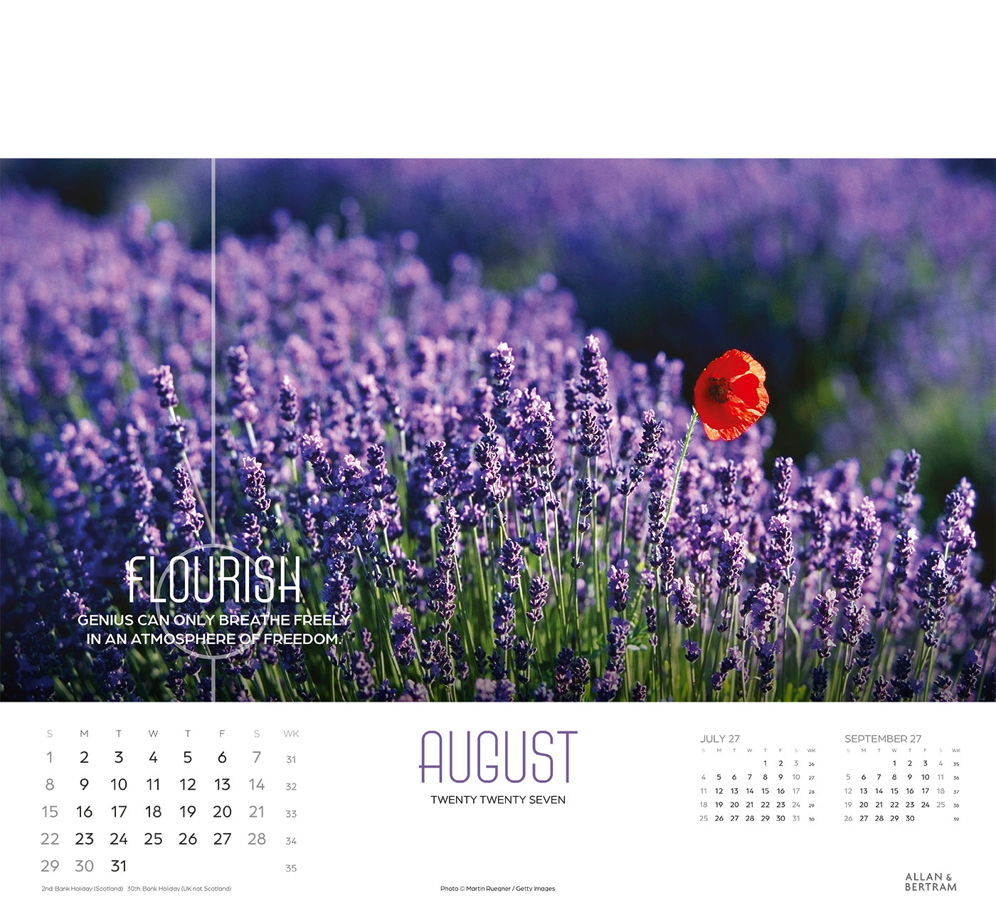 Inspired Thinking Wall Calendar