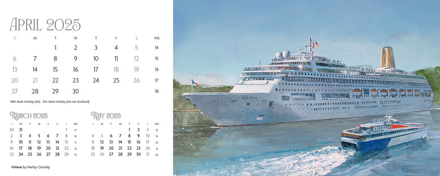 Maritime Gallery Desk Calendar