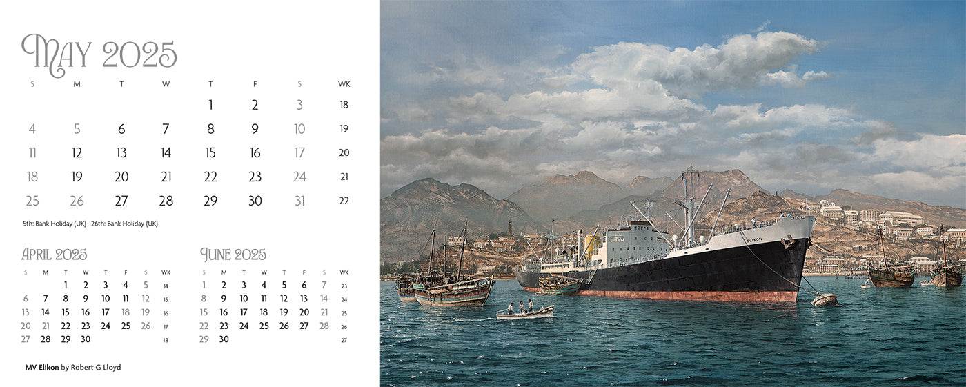 Maritime Gallery Desk Calendar