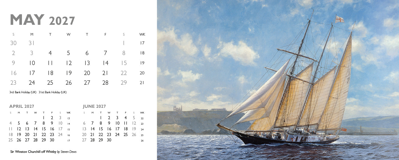 Maritime Gallery Desk Calendar