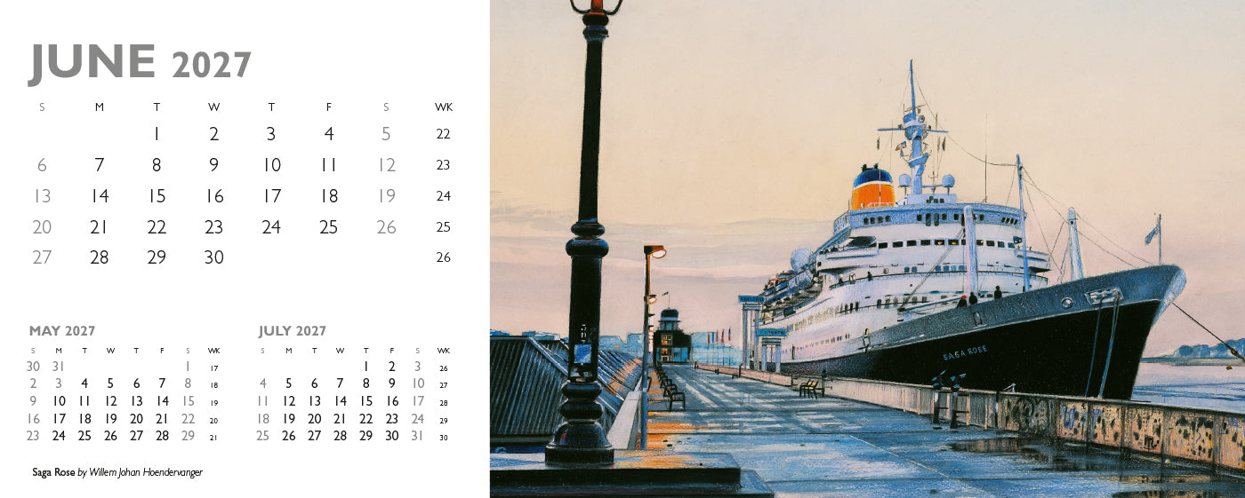 Maritime Gallery Desk Calendar