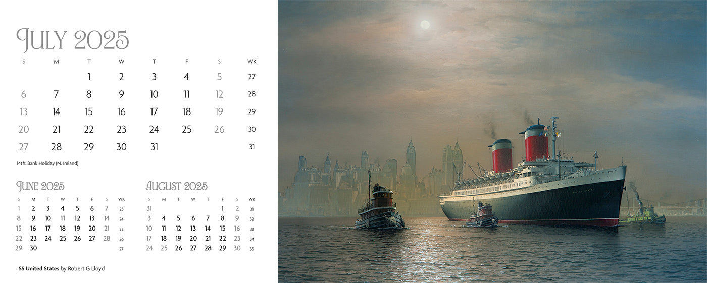 Maritime Gallery Desk Calendar