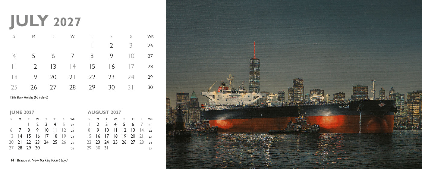 Maritime Gallery Desk Calendar