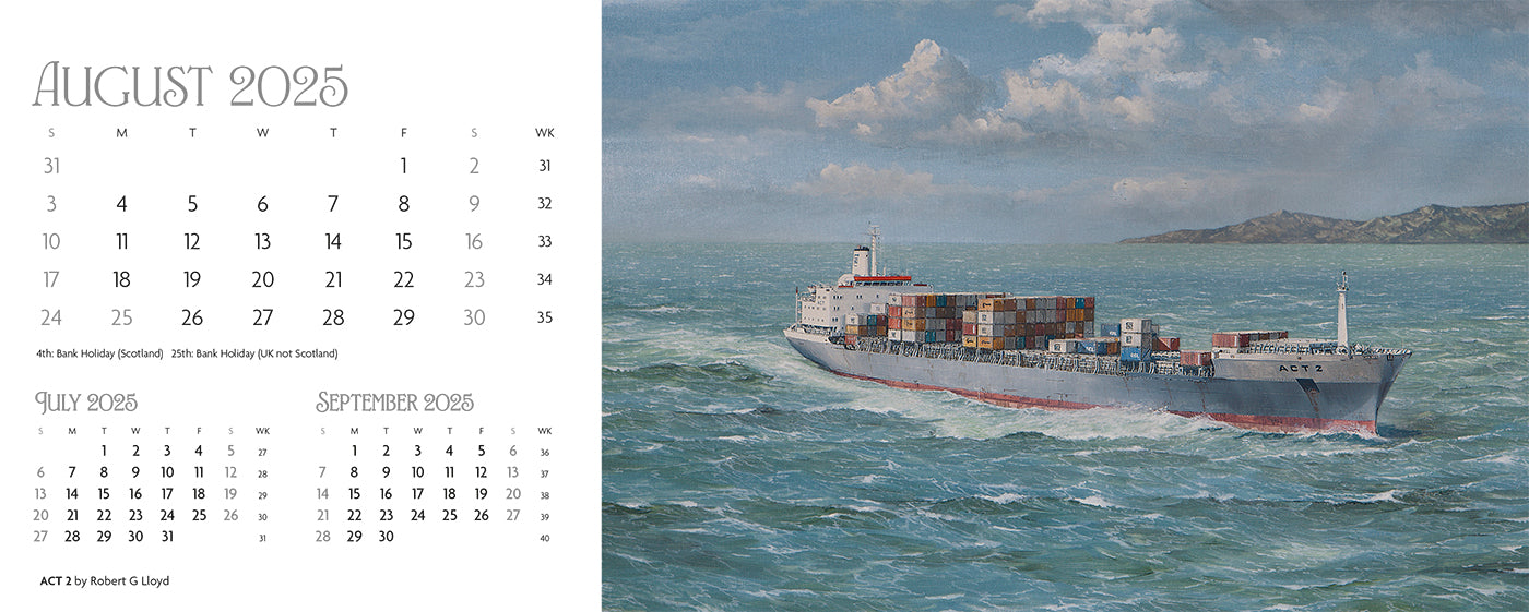 Maritime Gallery Desk Calendar