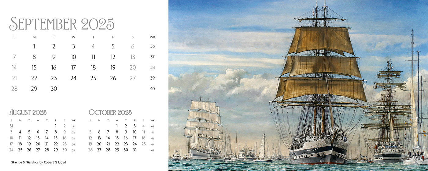 Maritime Gallery Desk Calendar