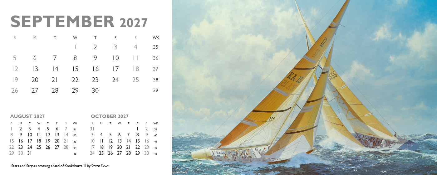 Maritime Gallery Desk Calendar