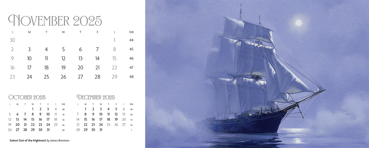 Maritime Gallery Desk Calendar