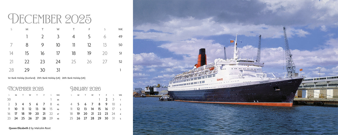 Maritime Gallery Desk Calendar