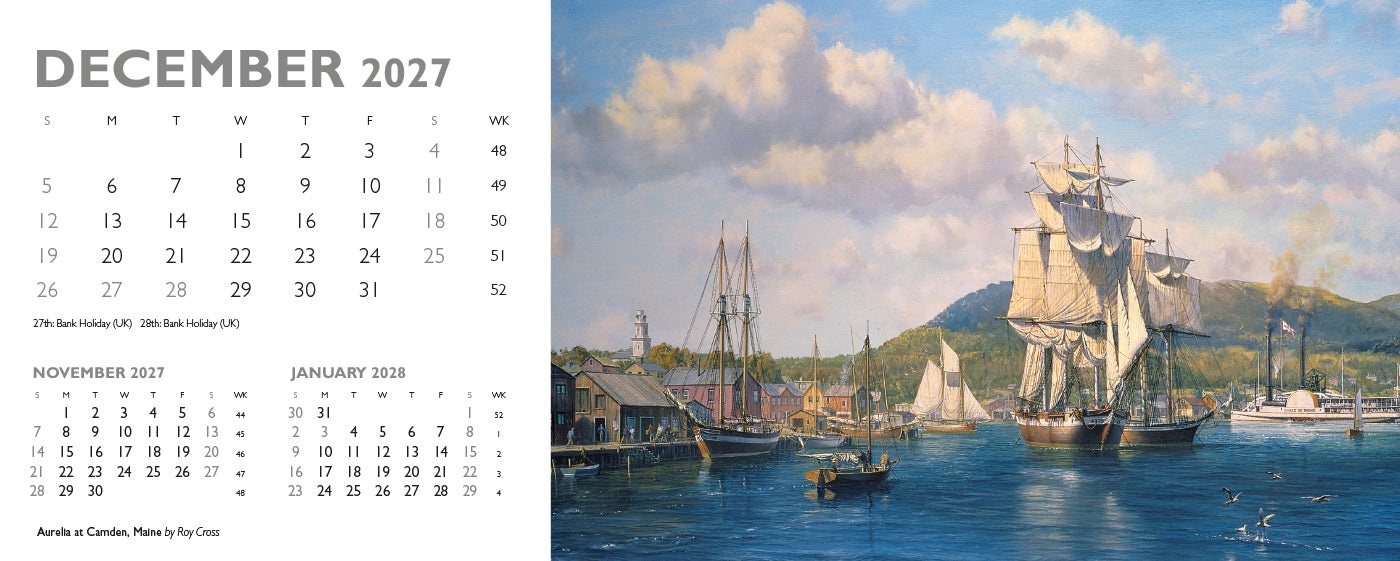 Maritime Gallery Desk Calendar