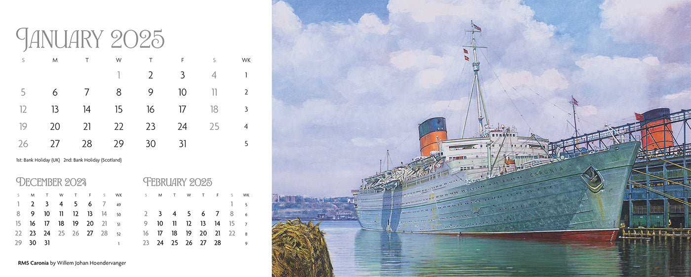 Maritime Gallery Desk Calendar