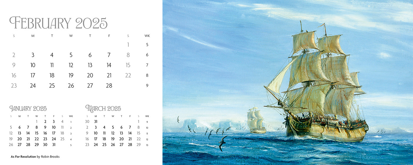 Maritime Gallery Desk Calendar