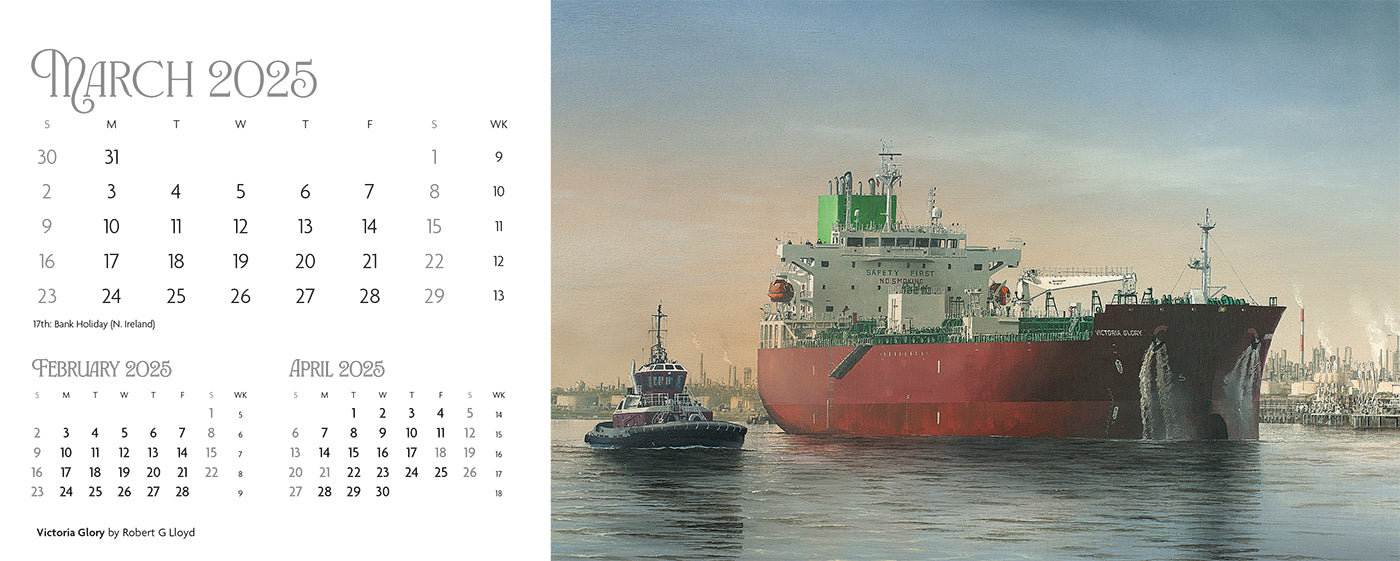 Maritime Gallery Desk Calendar