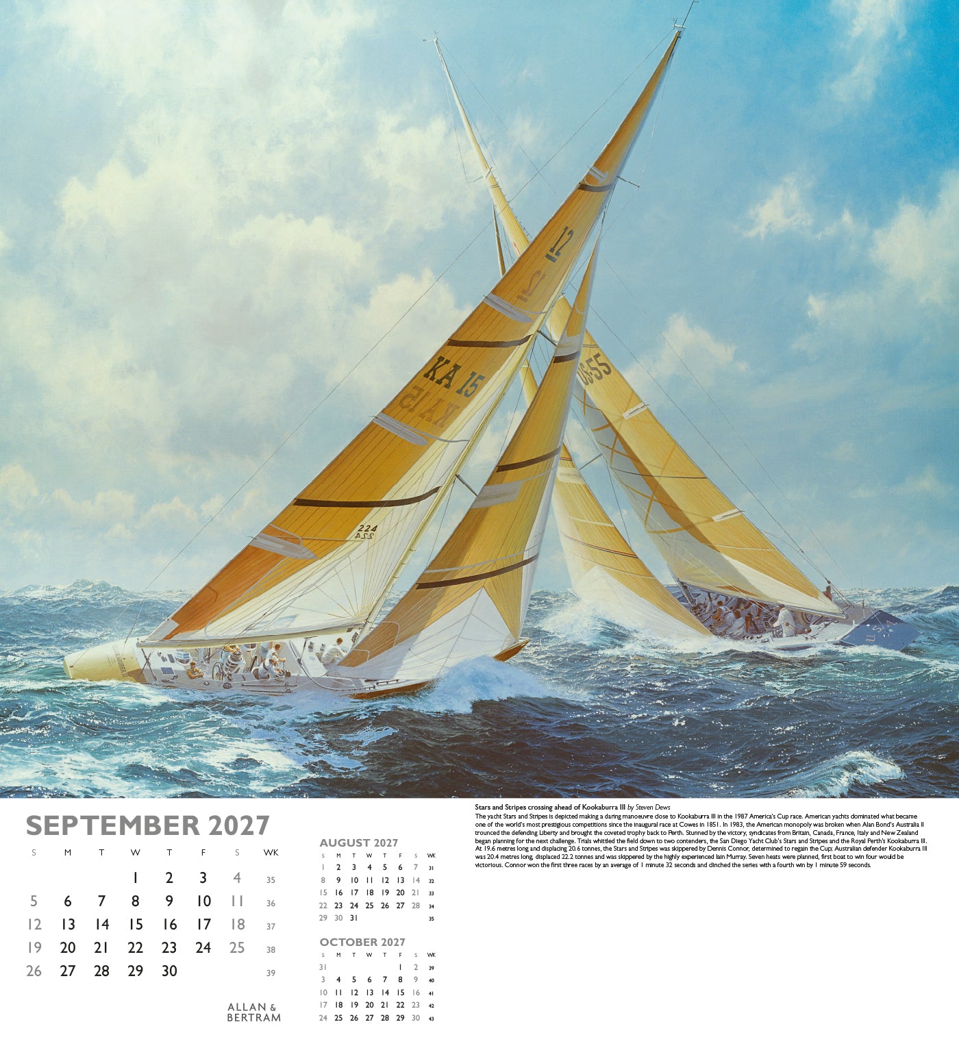 Maritime Gallery Wall Calendar